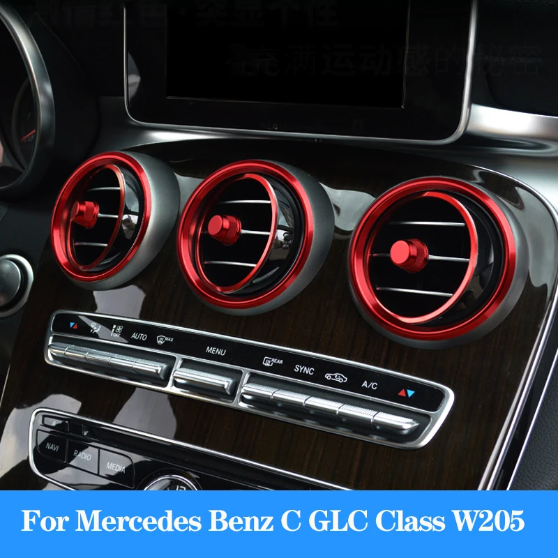 Красная Автомобильная решетка для вентиляционного отверстия кондиционера, крышка для выходной панели для Mercedes Benz C GLC Class C180 C200 C300 GLC250 MB X253 W205
Красная Автомобильная решетка для вентиляционного отверстия кондиционера, крышка для выходной панели для Mercedes Benz C GLC Class C180 C200 C300 GLC250 MB X253 W205