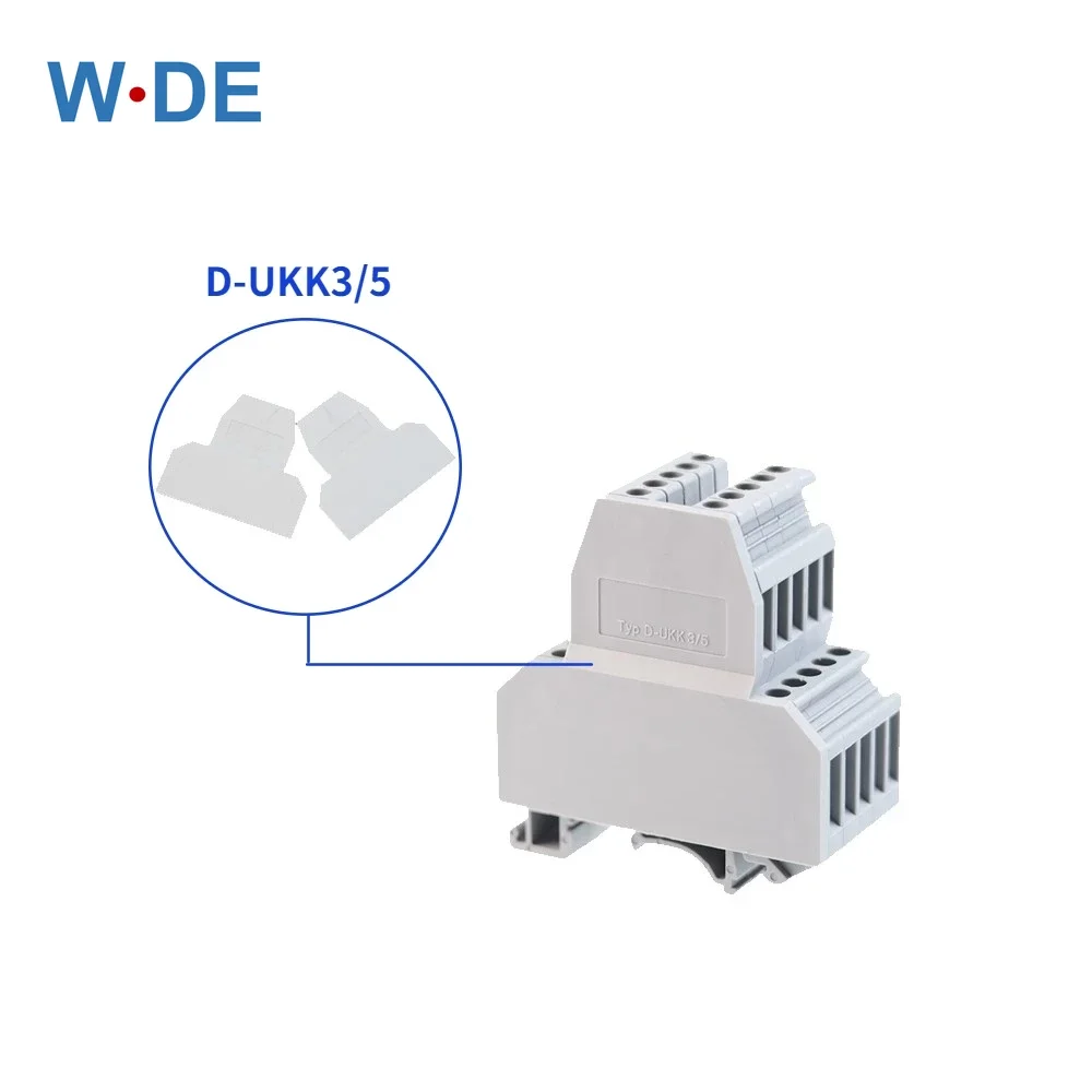 10pcs D-UKK3/5 End Cover Plate For UKK-3 And UKK-5 Terminal Block Accessories End Caps For Din Rail Terminal Blocks
10pcs D-UKK3/5 End Cover Plate For UKK-3 And UKK-5 Terminal Block Accessories End Caps For Din Rail Terminal Blocks