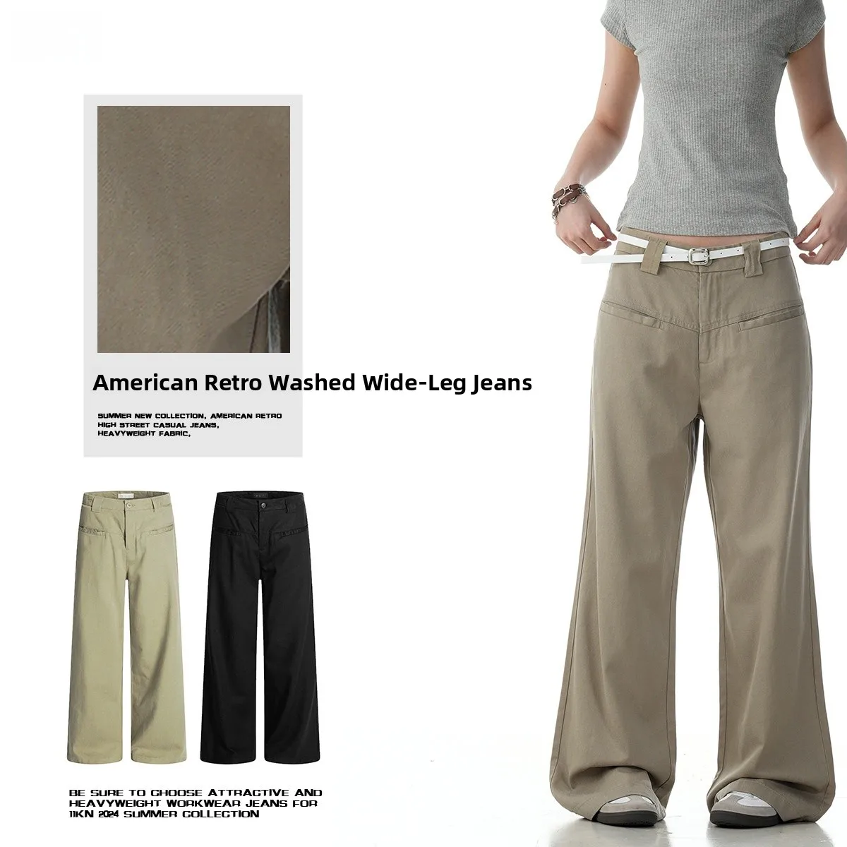 Американские ретро-брюки унисекс прямого кроя, повседневные, свободные, А-силуэт, длинные, с эффектом похудения, простой модный стиль
Американские ретро-брюки унисекс прямого кроя, повседневные, свободные, А-силуэт, длинные, с эффектом похудения, простой модный стиль