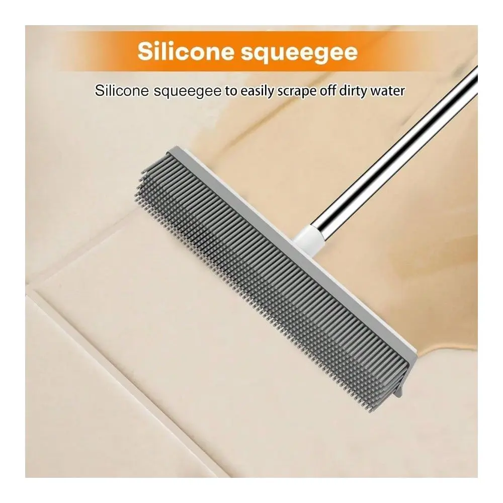 Broom, 2 In 1 Pet Hair Removal Broom With Squeegee 51 In Adjustable Long Handle Carpet Broom Cleaning Carpet Hardwood Floor Til
Broom, 2 In 1 Pet Hair Removal Broom With Squeegee 51 In Adjustable Long Handle Carpet Broom Cleaning Carpet Hardwood Floor Til