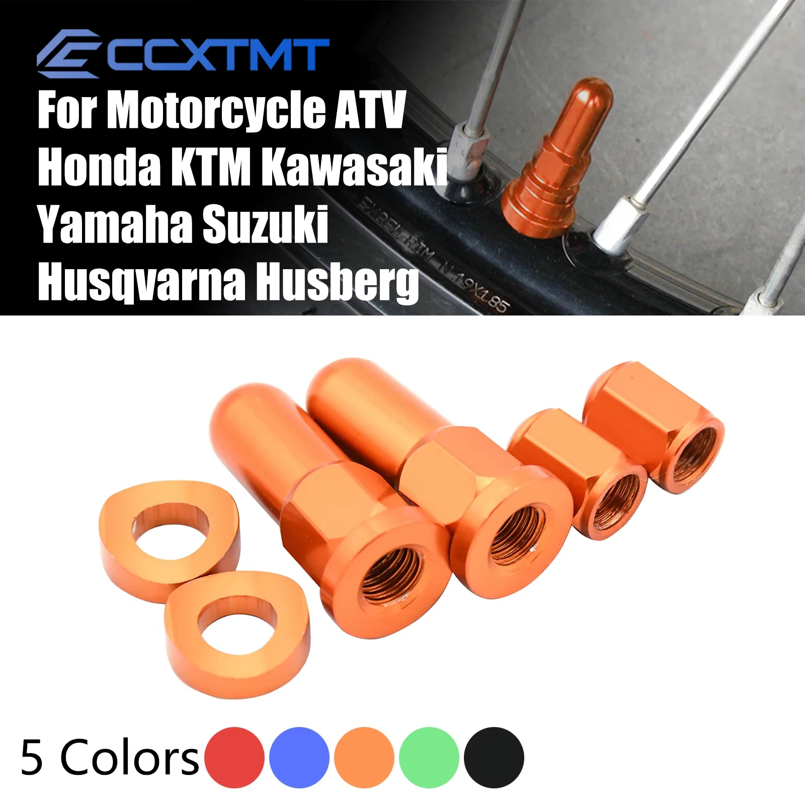 CNC Dirt Bike Rim Lock Nuts Bolts Spacer Motocross Valve Cap For Honda Yamaha Kawasaki Suzuki KTM EXC EXCF SXF XC XCW XCF SX
CNC Dirt Bike Rim Lock Nuts Bolts Spacer Motocross Valve Cap For Honda Yamaha Kawasaki Suzuki KTM EXC EXCF SXF XC XCW XCF SX