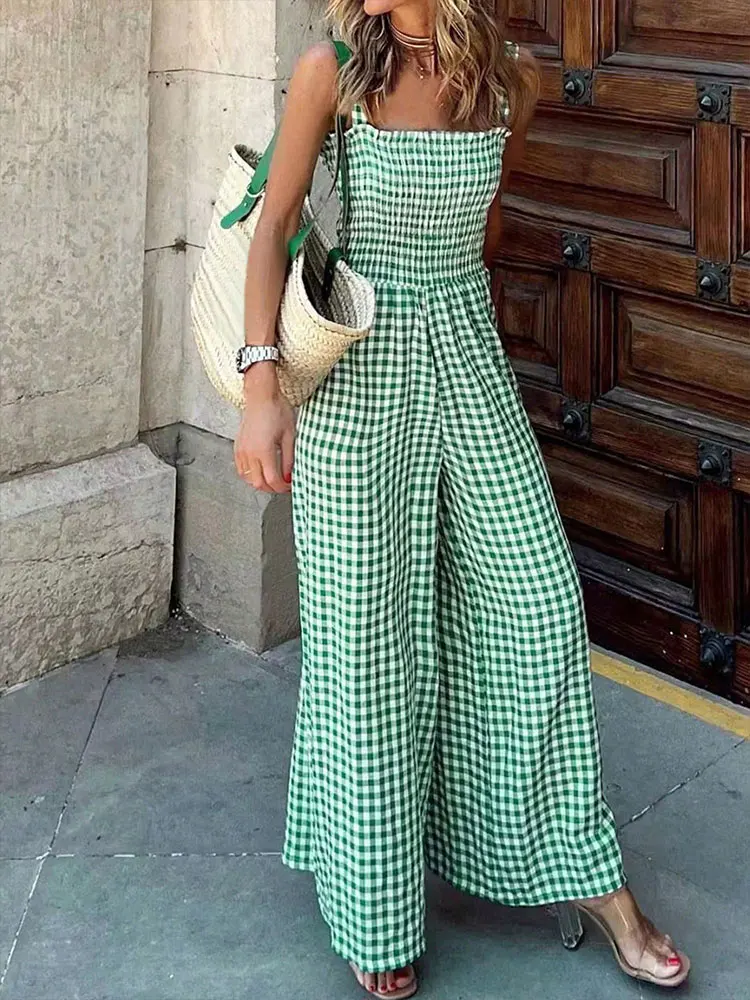 Новые летние женские комбинезоны, уличная модная повседневная тонкая клетчатая комбинезон с принтом, сексуальный жилет с рукавами, элегантные женские комбинезоны, одежда
Новые летние женские комбинезоны, уличная модная повседневная тонкая клетчатая комбинезон с принтом, сексуальный жилет с рукавами, элегантные женские комбинезоны, одежда