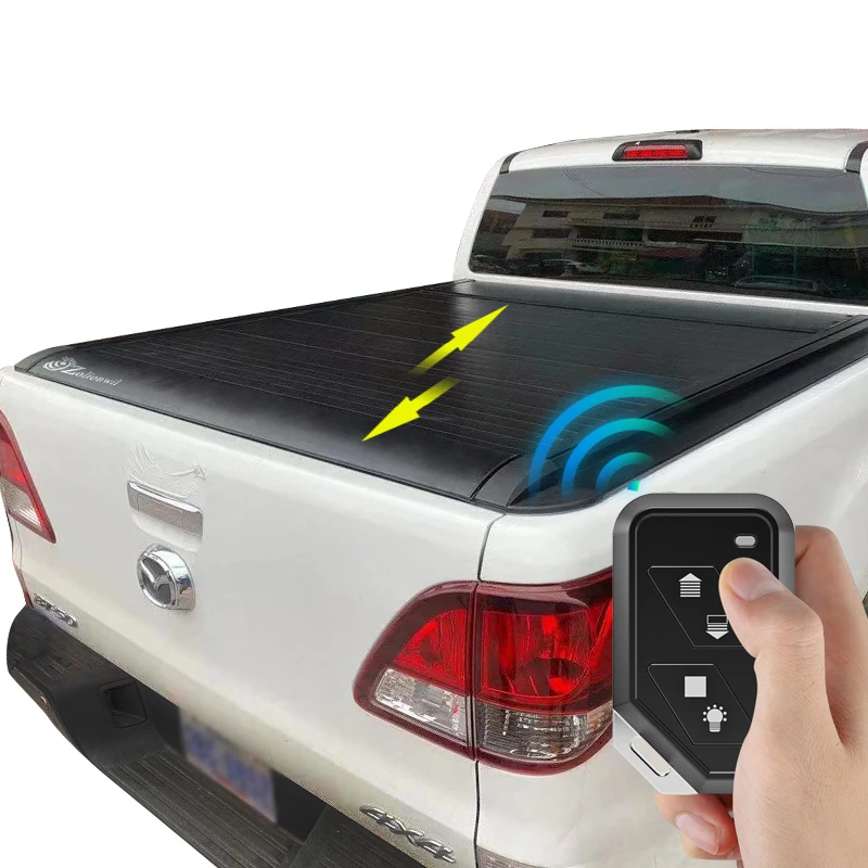Hard Electric Roller Retractable Pickup Truck Bed Tonneau Cover for Mazda Bt50 2022-2023
Hard Electric Roller Retractable Pickup Truck Bed Tonneau Cover for Mazda Bt50 2022-2023