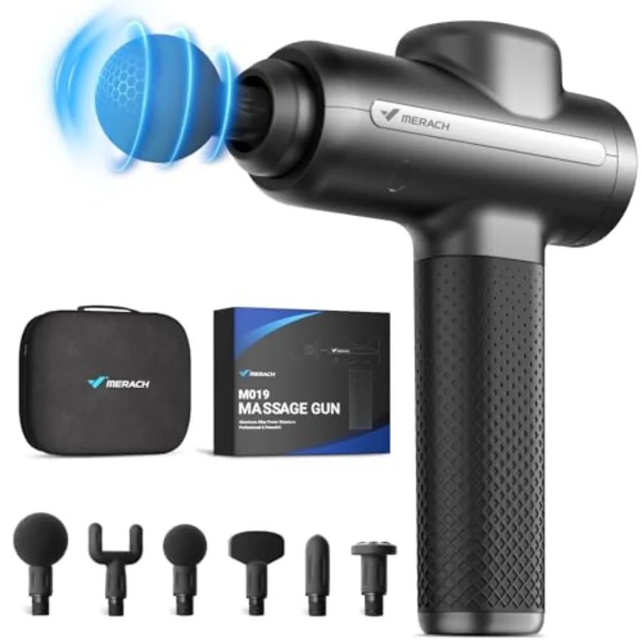 Портативный ручной ударный массажер с 6 насадками для терапии глубоких тканей Идеально подходит для восстановления мышц и боли
Портативный ручной ударный массажер с 6 насадками для терапии глубоких тканей Идеально подходит для восстановления мышц и боли