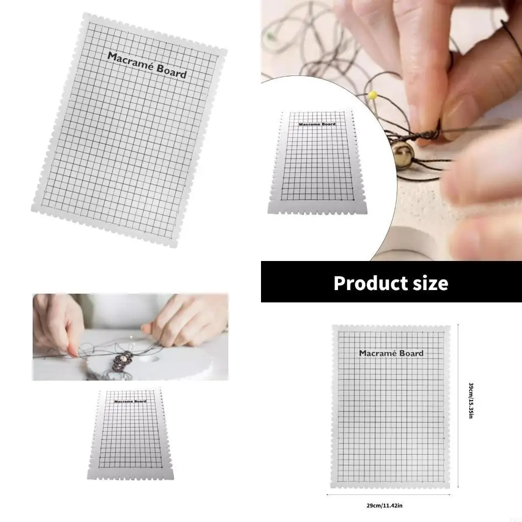 Большая доска для макраме, доска для проекта макраме, сетка, доска для плетения 39x29x5 см для плетения браслета X3UC
Большая доска для макраме, доска для проекта макраме, сетка, доска для плетения 39x29x5 см для плетения браслета X3UC