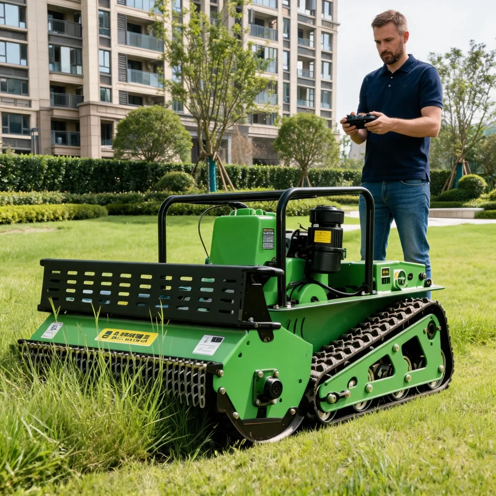 Customization High Efficiency Mower 500mm Cutting Width Tracked Lawn Trimmer Remote Control CE Certified for Garden Farm Use
Customization High Efficiency Mower 500mm Cutting Width Tracked Lawn Trimmer Remote Control CE Certified for Garden Farm Use