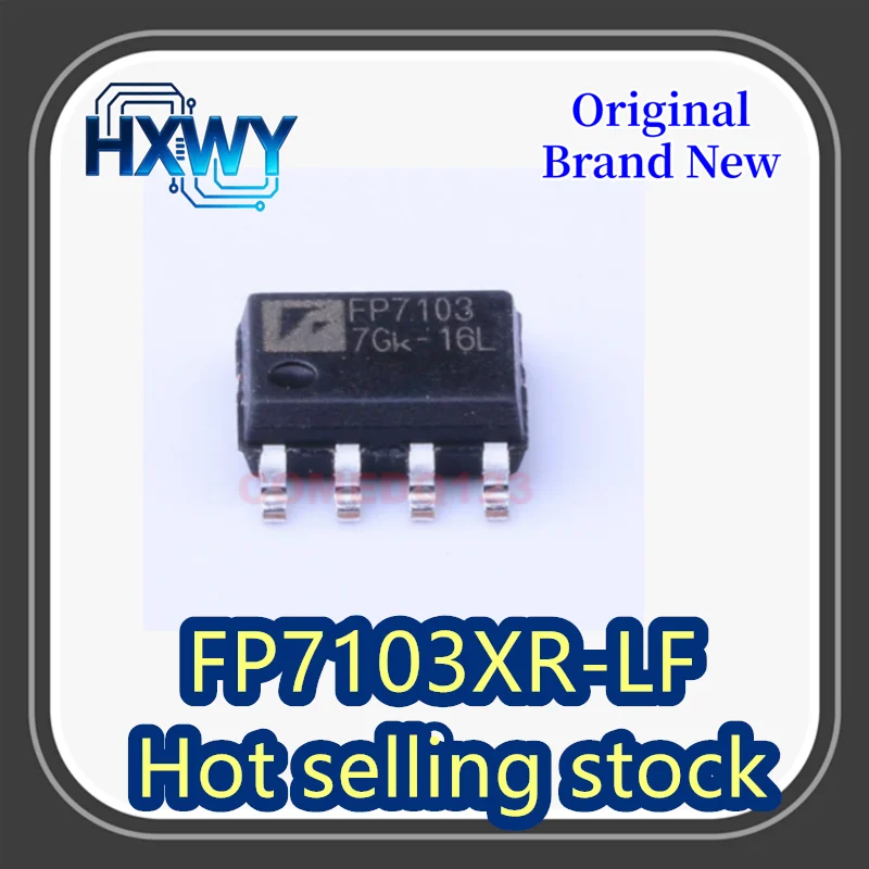 (10/50 pieces) FP7103XR-LF FP7103 SOP-8 LED Driver Chip, Brand New Original
(10/50 pieces) FP7103XR-LF FP7103 SOP-8 LED Driver Chip, Brand New Original