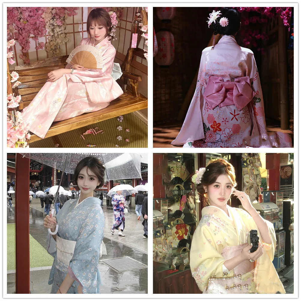 Japanese Kimono Women Formal Dress Traditional Yukata Photo Photography Dress Party Dress Cosplay Clothes
Japanese Kimono Women Formal Dress Traditional Yukata Photo Photography Dress Party Dress Cosplay Clothes