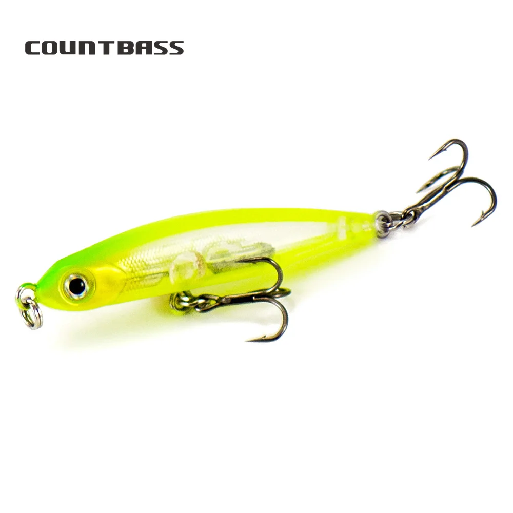 COUNTBASS Sinking Pencil Fishing Lure 48mm 1-7/8" 3.1g 1/8 oz. Wobbler Stick Angler's Fishing Baits
COUNTBASS Sinking Pencil Fishing Lure 48mm 1-7/8" 3.1g 1/8 oz. Wobbler Stick Angler's Fishing Baits
