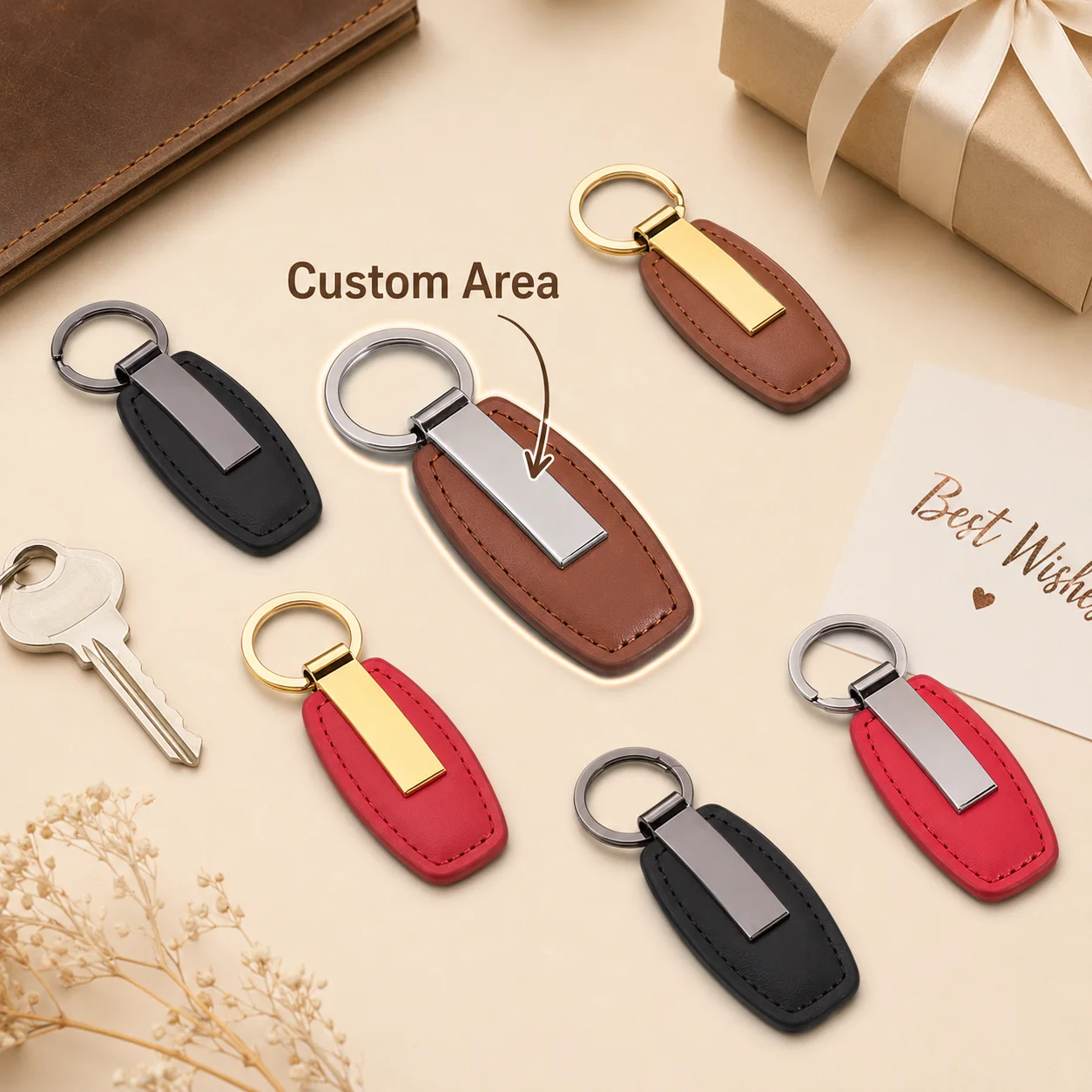 Leather Custom Keychain, Personalized Engraved phone number, Ideal Gift for family office, custom text PU keychain
Leather Custom Keychain, Personalized Engraved phone number, Ideal Gift for family office, custom text PU keychain