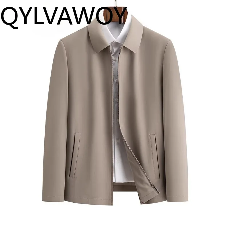 Мужские куртки QYLVAWOY из 43,6% овечьей шерсти, новые весенние модели, с длинными рукавами, тонким воротником, на молнии, высокого качества
Мужские куртки QYLVAWOY из 43,6% овечьей шерсти, новые весенние модели, с длинными рукавами, тонким воротником, на молнии, высокого качества