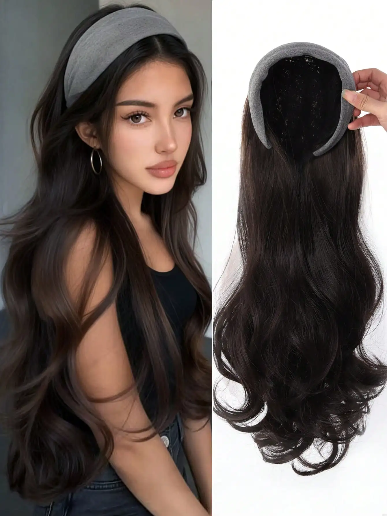Free Shipping on Orders Over $29Synthetic Long Straight Hair Extension Headband Half Wig, Fluffy Natural Blonde Hair Piece With Hairband
Free Shipping on Orders Over $29Synthetic Long Straight Hair Extension Headband Half Wig, Fluffy Natural Blonde Hair Piece With Hairband