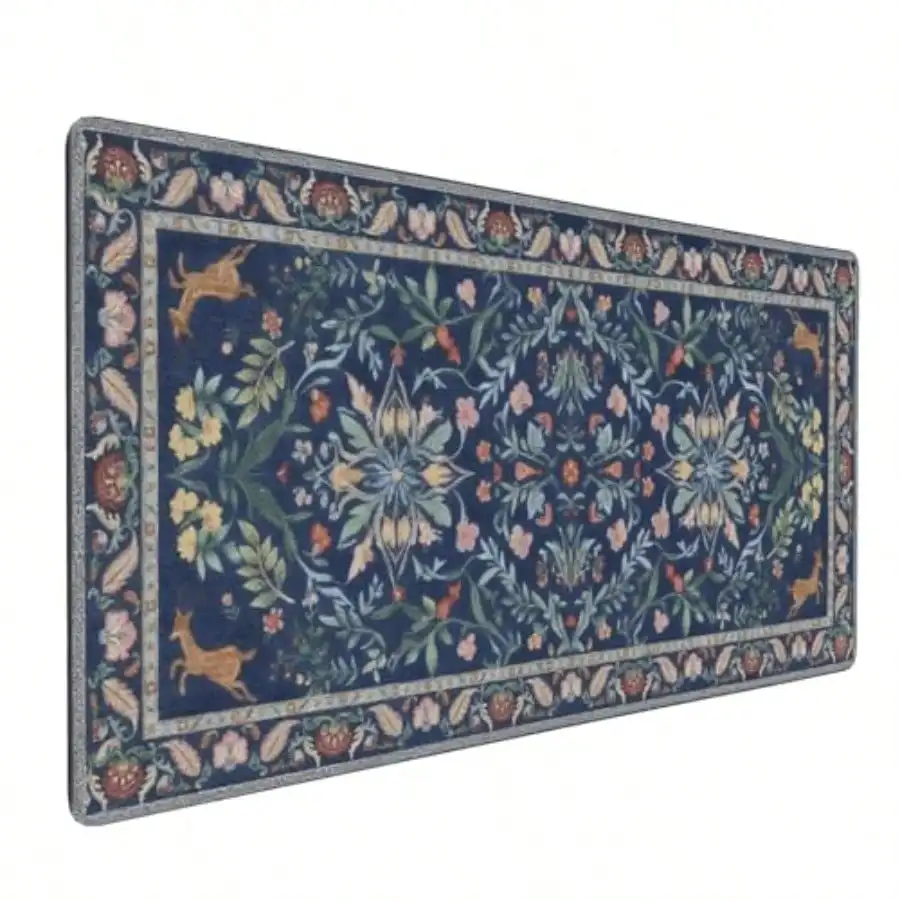 Large Floral Mouse Pad for Women Navy Blue XXL Desk Mat with Anti-Slip and Stitched Edges Aesthetic Desk Pad for Keyboard and
Large Floral Mouse Pad for Women Navy Blue XXL Desk Mat with Anti-Slip and Stitched Edges Aesthetic Desk Pad for Keyboard and
