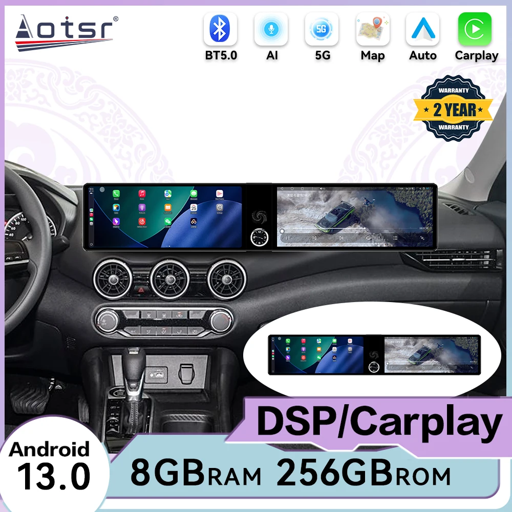 Для Nissan Sylphy 2020 ~ 2022 Android 13 авто 8-ядерный двойной экран автомобильный радиоприемник мультимедийный плеер GPS-навигация Carplay IPS головное устройство
Для Nissan Sylphy 2020 ~ 2022 Android 13 авто 8-ядерный двойной экран автомобильный радиоприемник мультимедийный плеер GPS-навигация Carplay IPS головное устройство