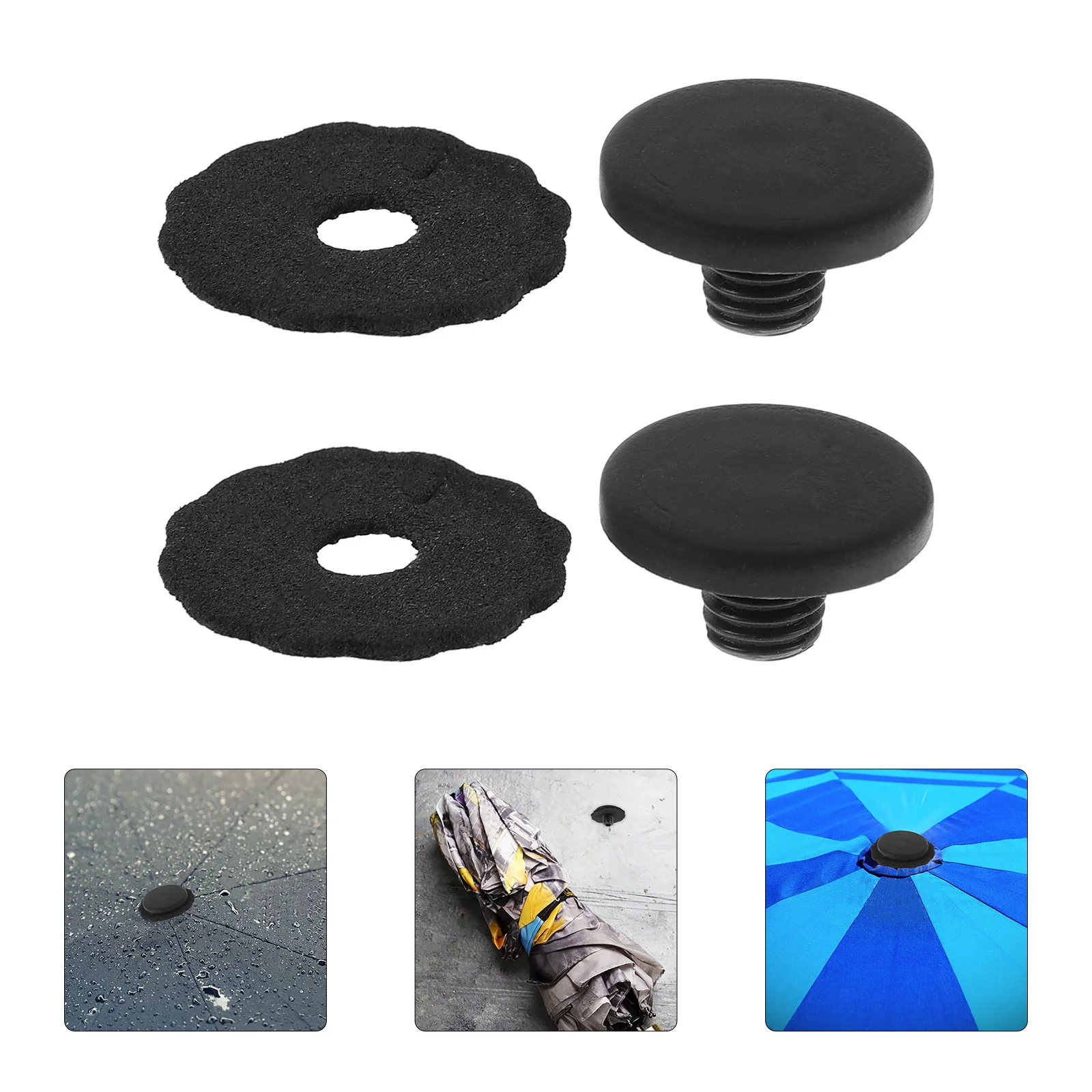 2 Sets Umbrella Accessories Repair Tips Replacement Small Black Parts Plastic Caps
2 Sets Umbrella Accessories Repair Tips Replacement Small Black Parts Plastic Caps