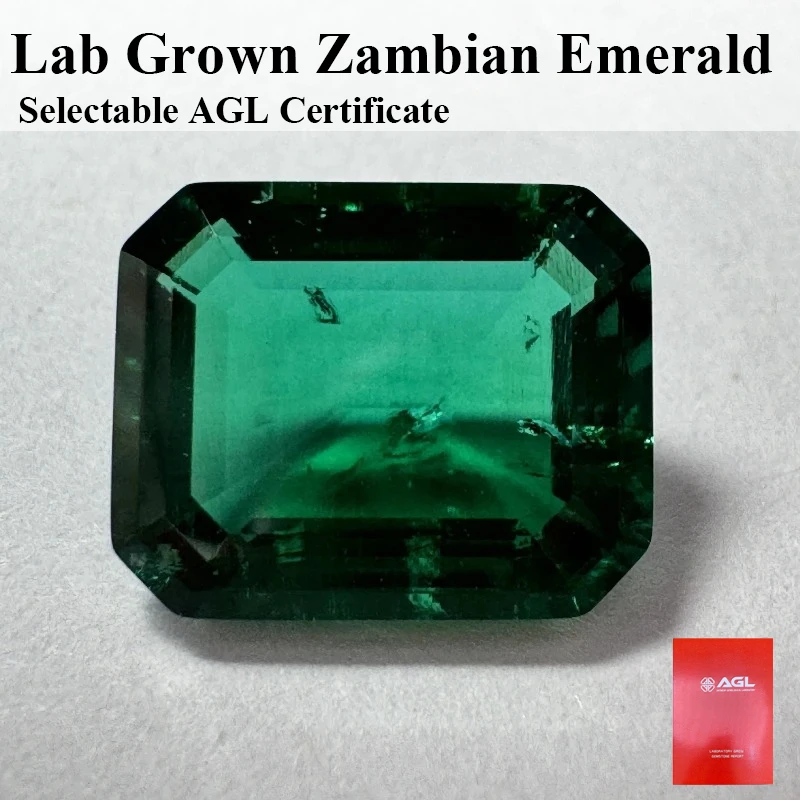 Lab Grown Zambia Emerald Hydrothermal Method Dark Green Color Emerald Cut Size Frome 4x6mm To 10x14mm Selectable AGL Certificate
Lab Grown Zambia Emerald Hydrothermal Method Dark Green Color Emerald Cut Size Frome 4x6mm To 10x14mm Selectable AGL Certificate