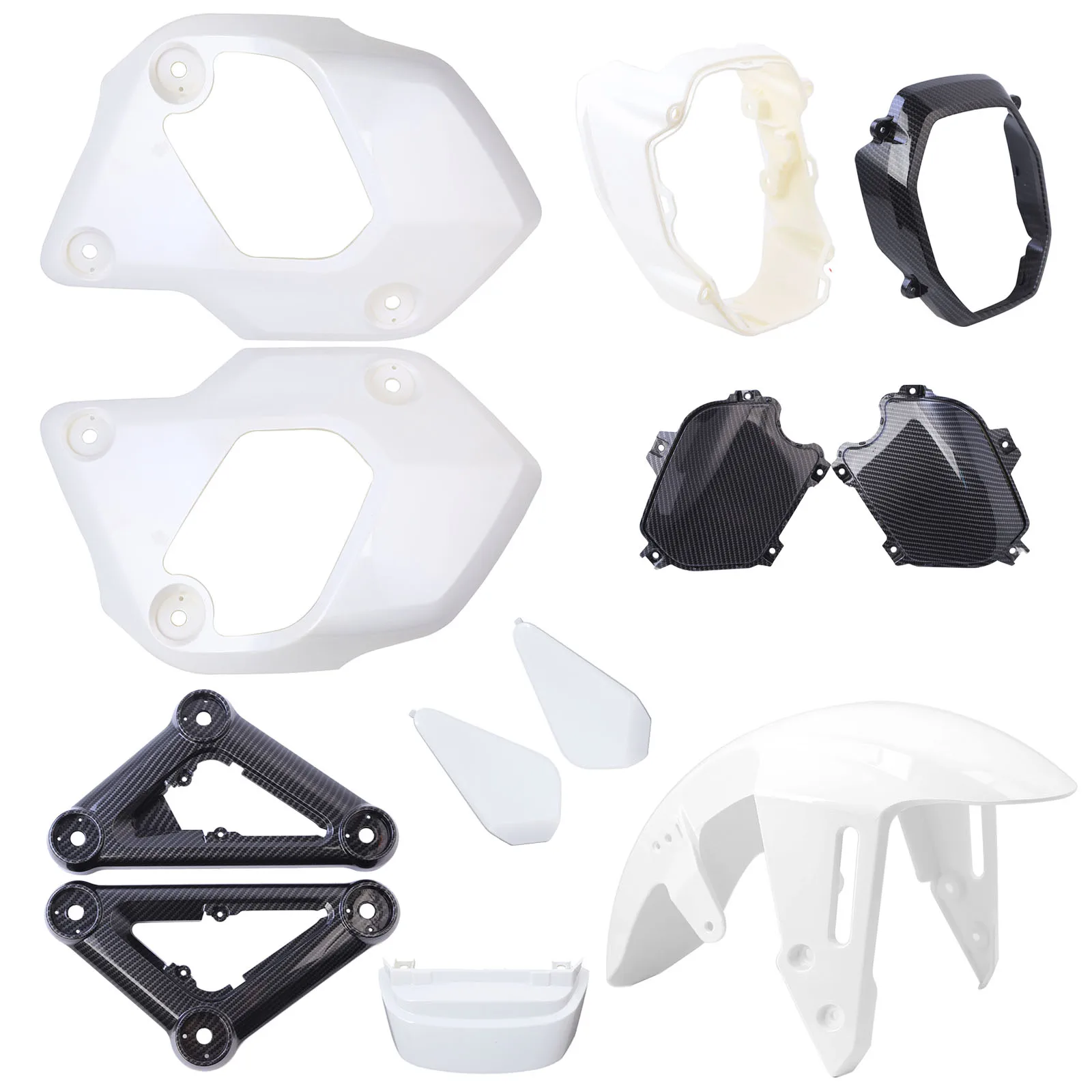 Motorcyle Fairing Kit in ABS Material Compatible with 2021-2024 Honda Grom Msx 125 SF,White Color
Motorcyle Fairing Kit in ABS Material Compatible with 2021-2024 Honda Grom Msx 125 SF,White Color