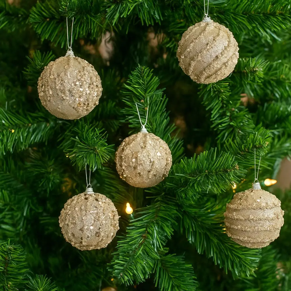 Decorative 8cm Christmas Hanging Balls Champagne Foam Xmas Balls Pendant Shatterproof Christmas Tree Ornaments Home Decor
Decorative 8cm Christmas Hanging Balls Champagne Foam Xmas Balls Pendant Shatterproof Christmas Tree Ornaments Home Decor