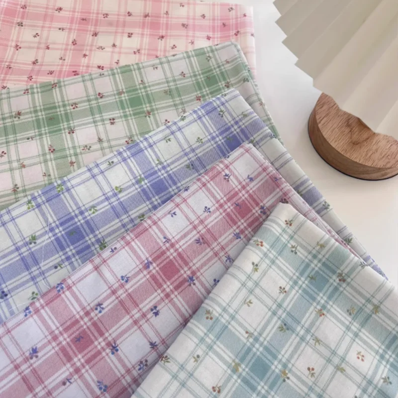 140cm*50cm Cotton Colored Checkered Fabric Suitable For Handmade DIY Shirts Dresses Fabric
140cm*50cm Cotton Colored Checkered Fabric Suitable For Handmade DIY Shirts Dresses Fabric