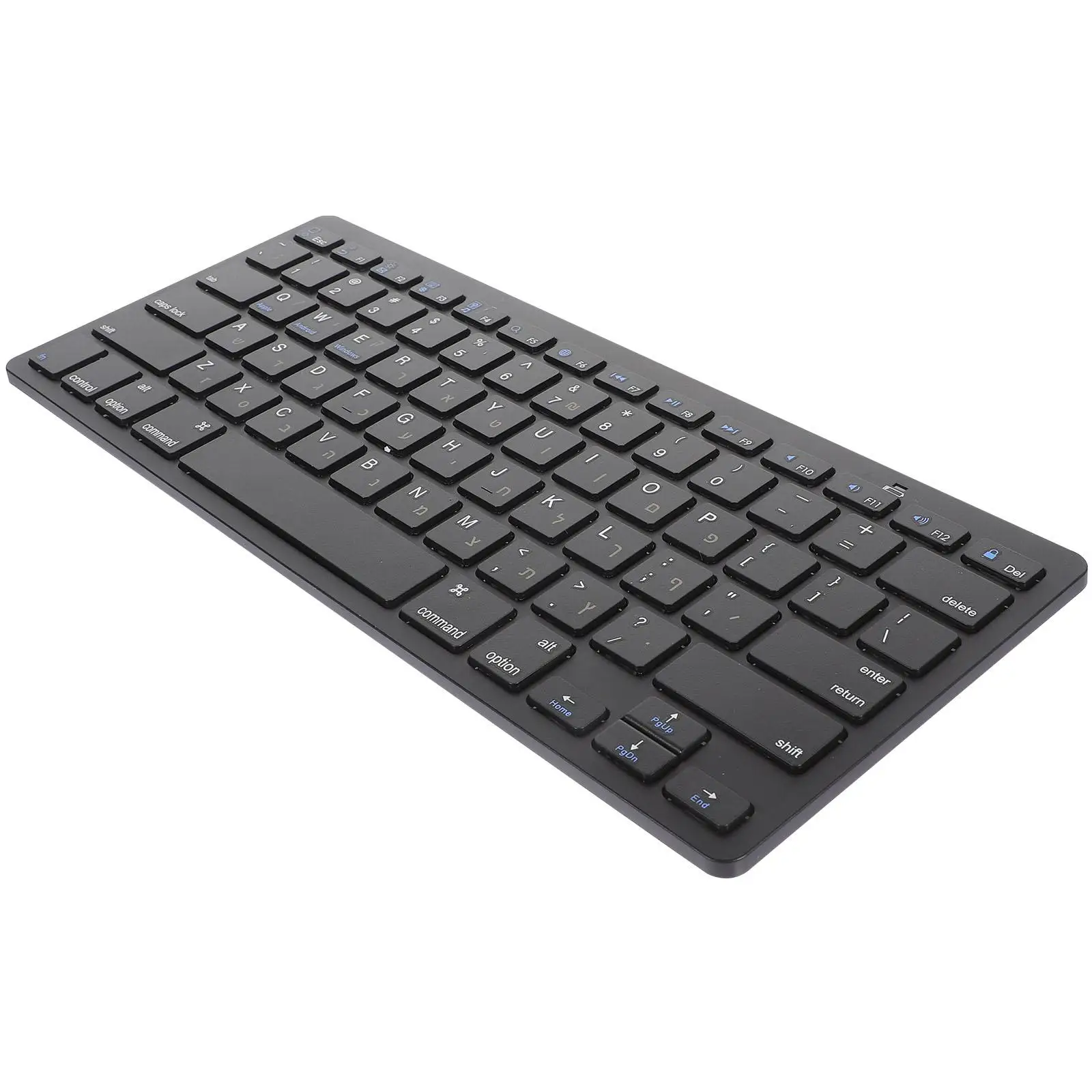 Hebrew Keyboard Wireless Thin Portable Computer Accessory For Laptop Silent Low Noise Full Size Multimedia Israel Language
Hebrew Keyboard Wireless Thin Portable Computer Accessory For Laptop Silent Low Noise Full Size Multimedia Israel Language
