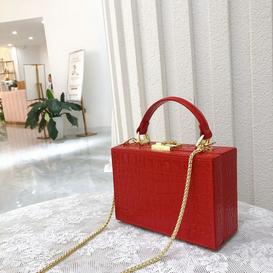 Summer New Women's Shoulder Crossbody Bag Fashion Crocodile Printed Box Square Bags High Quality Luxurys Handbags And Purses
Summer New Women's Shoulder Crossbody Bag Fashion Crocodile Printed Box Square Bags High Quality Luxurys Handbags And Purses