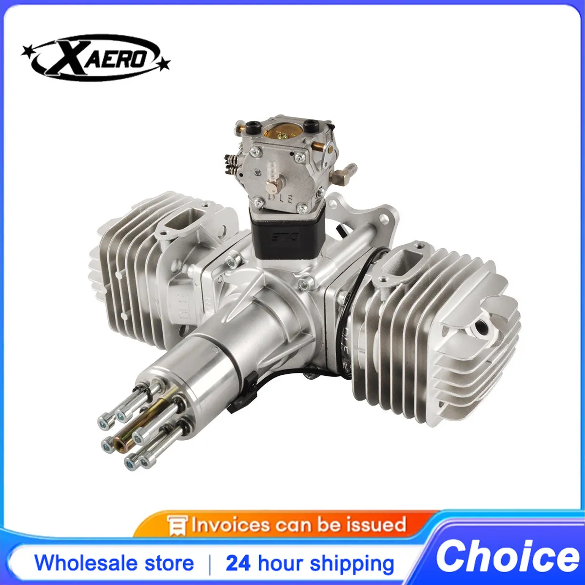 DLE111 RC газовый двигатель 111cc двухцилиндровый 2-тактный боковой выхлоп с воздушным охлаждением, ручной запуск, большая масштабная модель, мощность самолета
DLE111 RC газовый двигатель 111cc двухцилиндровый 2-тактный боковой выхлоп с воздушным охлаждением, ручной запуск, большая масштабная модель, мощность самолета