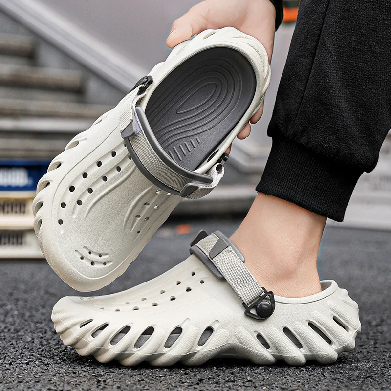 Mens Summer Casual Thick Bottom Sandals Soft and Comfortable Clog Shoes EVA Driving Shoe Sandals EVA Flat Heel Cushioned Footbed
Mens Summer Casual Thick Bottom Sandals Soft and Comfortable Clog Shoes EVA Driving Shoe Sandals EVA Flat Heel Cushioned Footbed