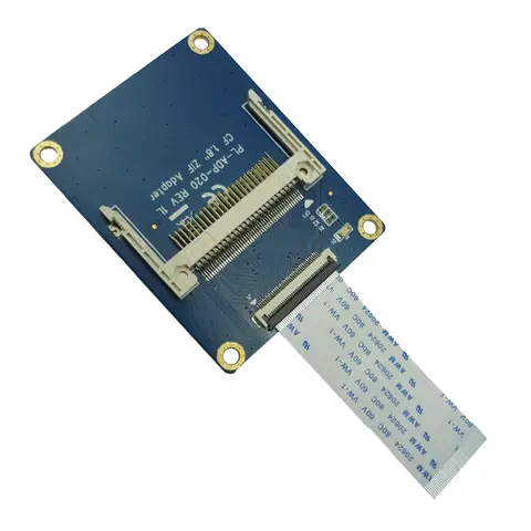 IT-GO 1,8" compacte Flash CF-geheugenkaart naar CE Ipod ZIF SSD HDD-adapter met ZIF-kabels