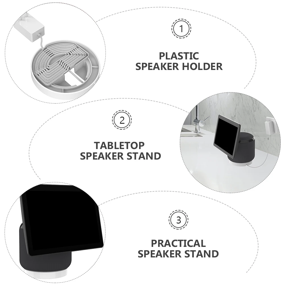 Speaker Holder Desktop Stand for 10 Practical Wire Management Brackets Sound Speaker Stands Plastic Accessories
Speaker Holder Desktop Stand for 10 Practical Wire Management Brackets Sound Speaker Stands Plastic Accessories