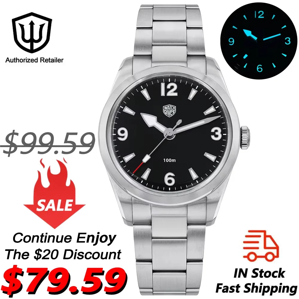 Watchdives WD1960S VH31 Кварцевые часы Мужские водонепроницаемые часы 100 м Super BGW9 Светящиеся наручные часы с кристаллами Hardlex
Watchdives WD1960S VH31 Кварцевые часы Мужские водонепроницаемые часы 100 м Super BGW9 Светящиеся наручные часы с кристаллами Hardlex