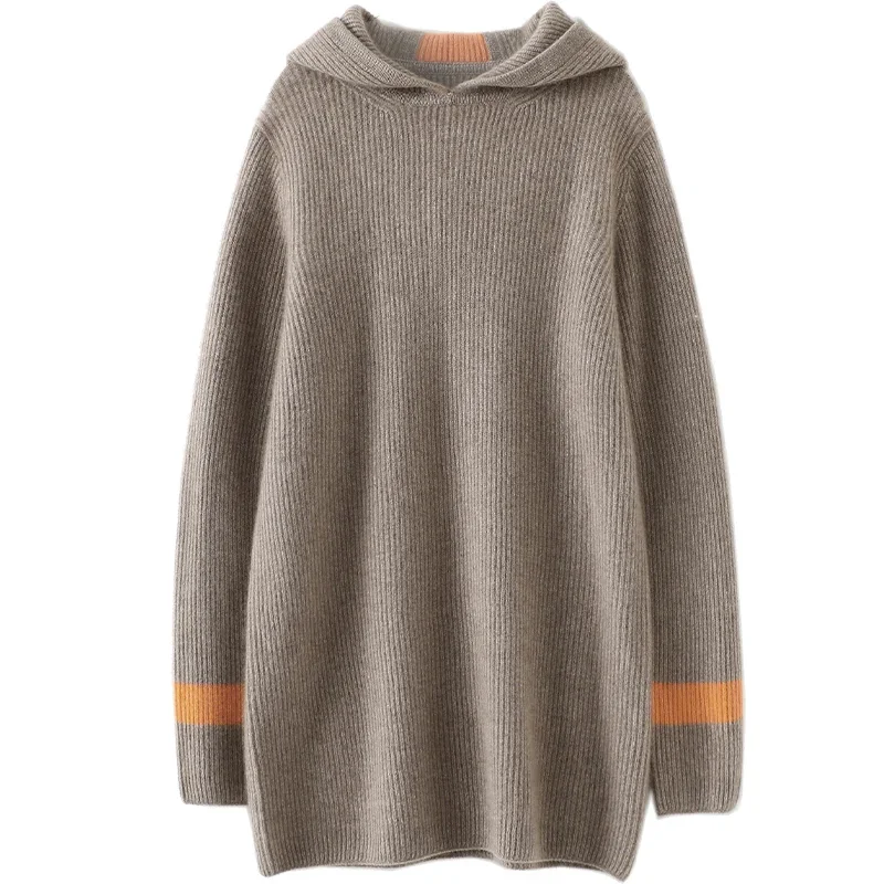Hooded Pullover 100% Cashmere Winter Warm Sweater Women New Latest Fashion for Women Clothes Thick Casual Tops
Hooded Pullover 100% Cashmere Winter Warm Sweater Women New Latest Fashion for Women Clothes Thick Casual Tops