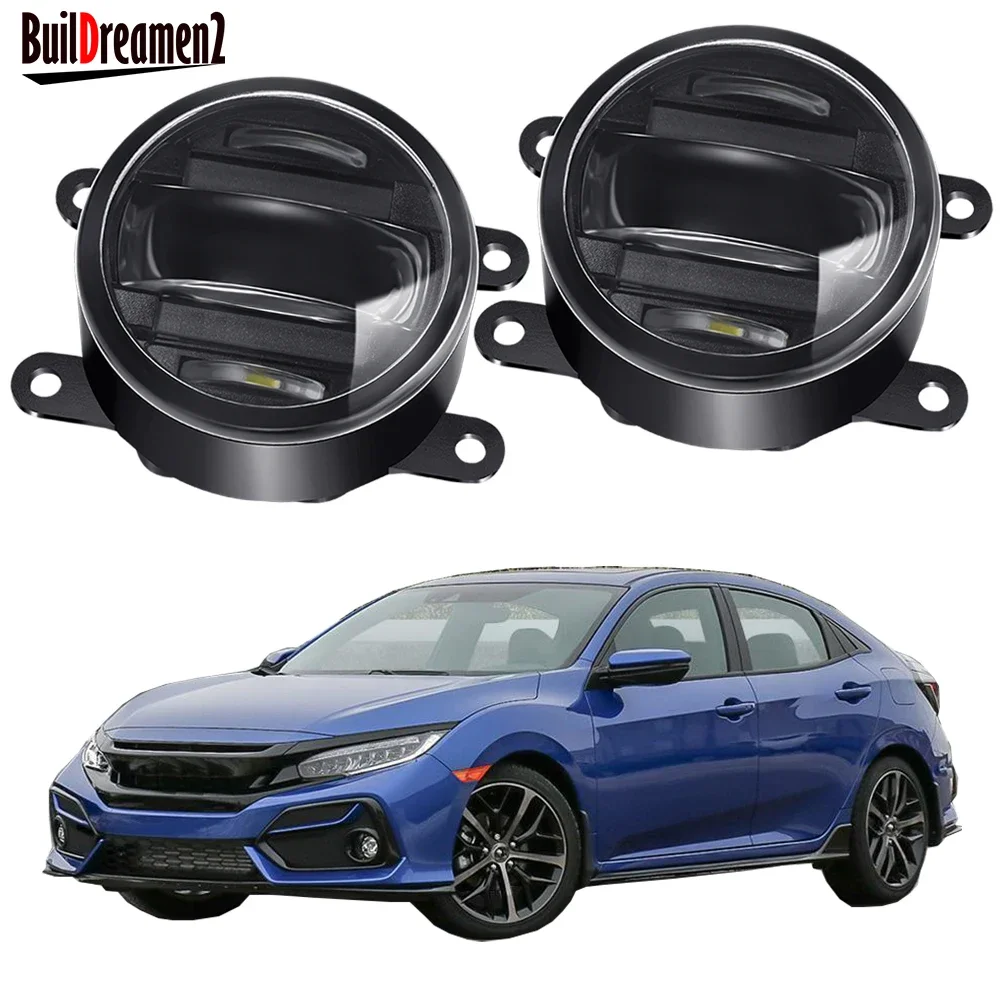 2IN1 LED Fog Light Assembly DRL Car Fog Daytime Running Lamp For Honda Civic Hatchback 2017 2018 2019 2020 (Including Type R)
2IN1 LED Fog Light Assembly DRL Car Fog Daytime Running Lamp For Honda Civic Hatchback 2017 2018 2019 2020 (Including Type R)