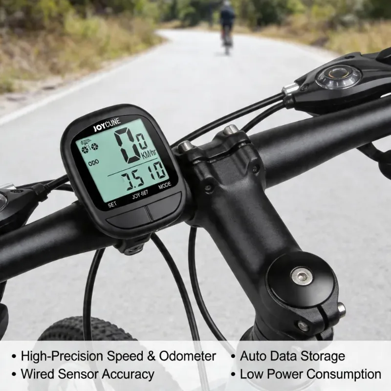 Bike Computer Bicycle Waterproof Wired Speedometer and Odometer Stopwatch Cycle with LED Display for Cycle Match
Bike Computer Bicycle Waterproof Wired Speedometer and Odometer Stopwatch Cycle with LED Display for Cycle Match