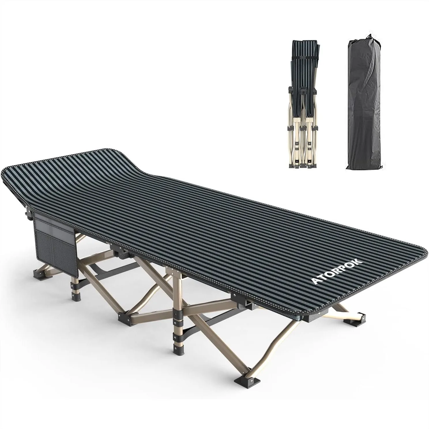Camping Cot for Adults Comfortable, Folding Bed for Sleeping, Lightweight with Carry Bag Supports 450 lbs, Tent Cot for Camping
Camping Cot for Adults Comfortable, Folding Bed for Sleeping, Lightweight with Carry Bag Supports 450 lbs, Tent Cot for Camping