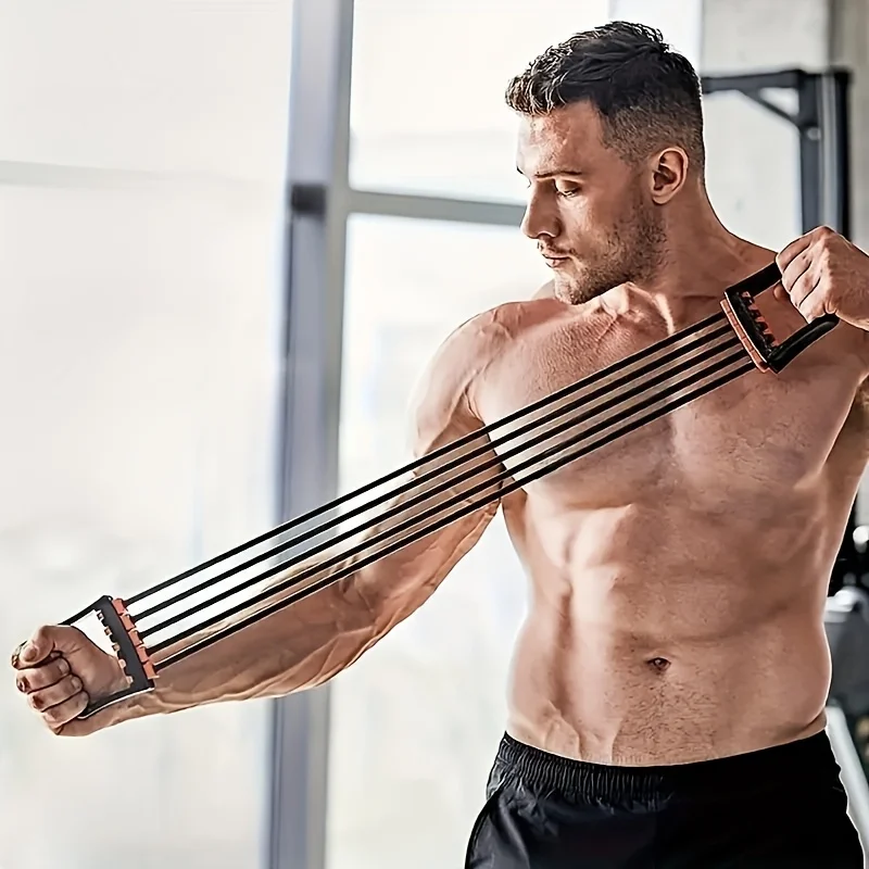 5-Tube Chest Expander with Adjustable Resistance Bands – Home Gym Strength Trainer for Muscle Building, Arms & Chest Workouts
5-Tube Chest Expander with Adjustable Resistance Bands – Home Gym Strength Trainer for Muscle Building, Arms & Chest Workouts