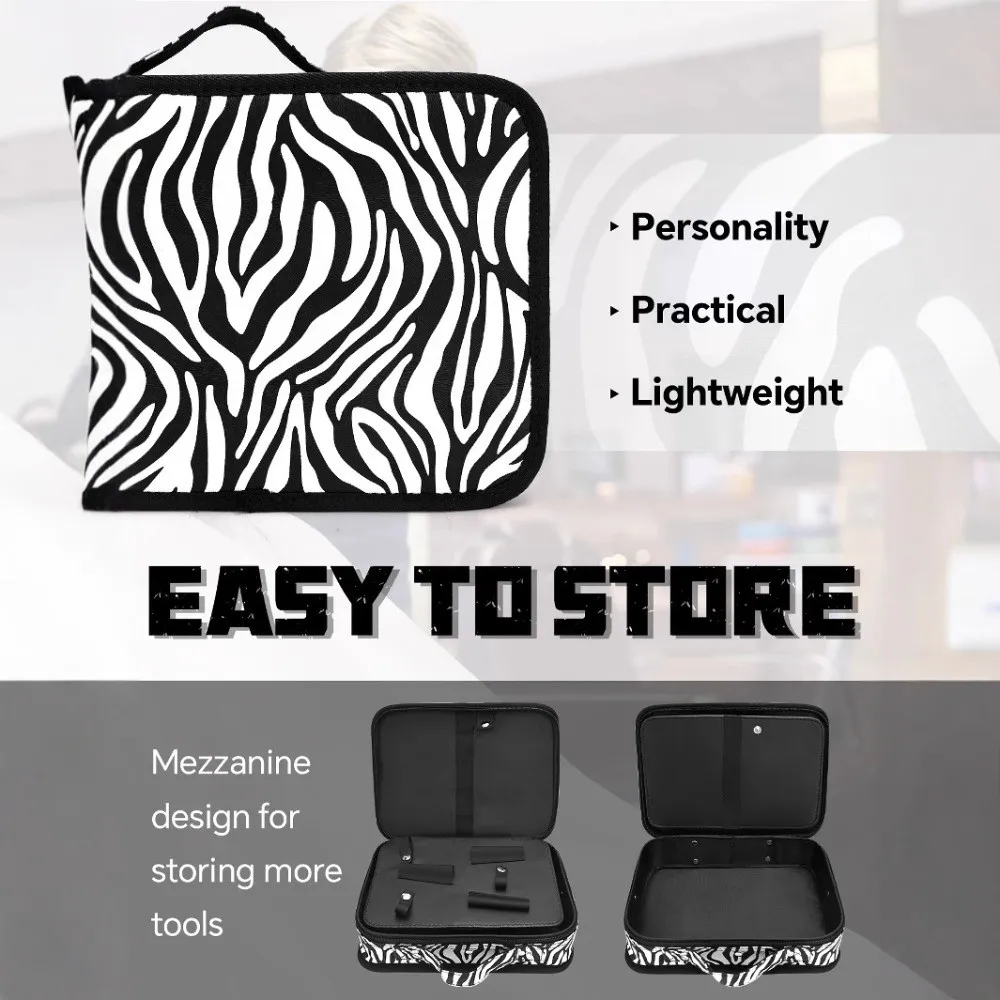 Hairdressing Stripe Barber Box Large Capacity Universal Hairdressing Tool Storage Bag Toolkit Makeup Bag Beard Trimmer Case
Hairdressing Stripe Barber Box Large Capacity Universal Hairdressing Tool Storage Bag Toolkit Makeup Bag Beard Trimmer Case