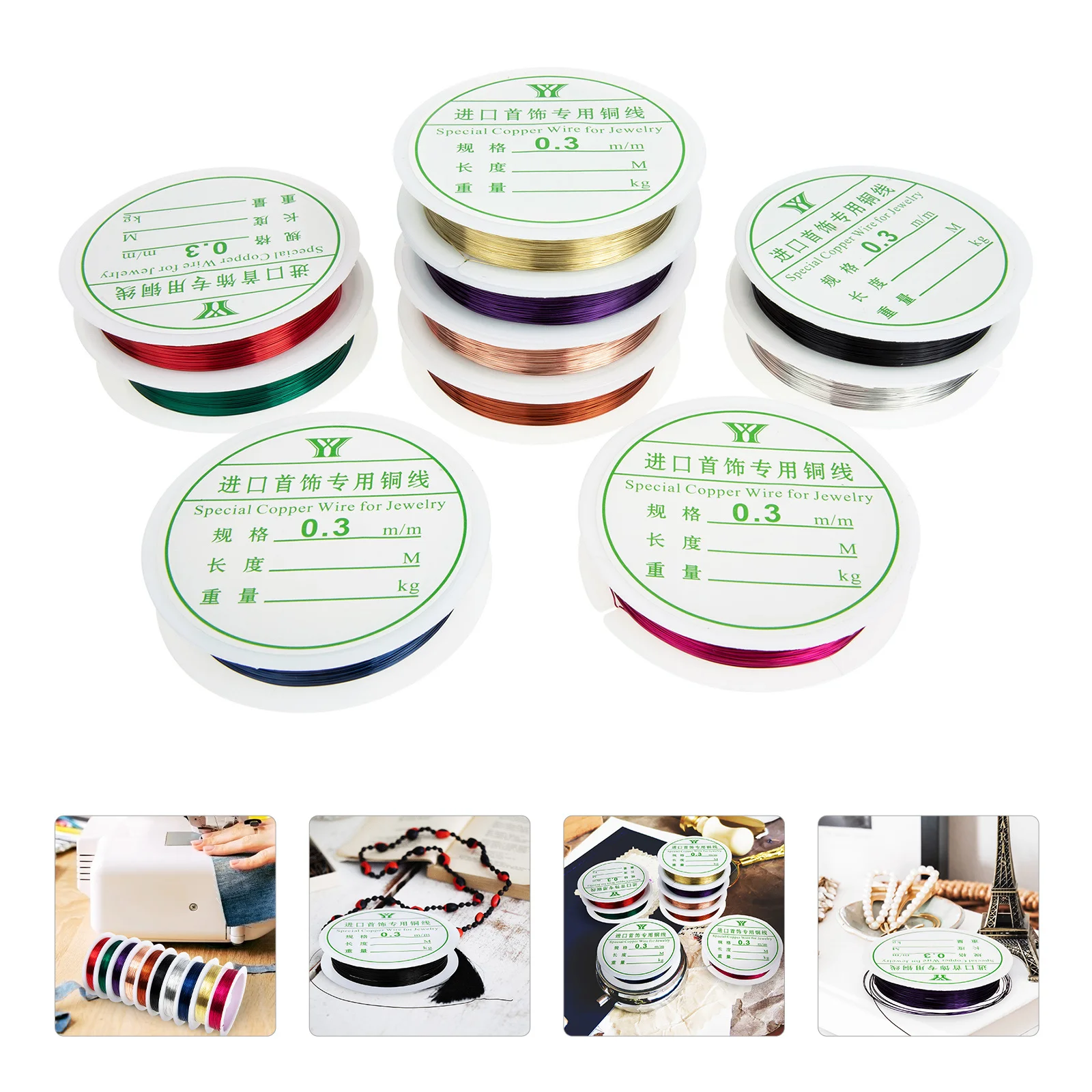 10 Rolls Copper Wire Jewelry Beading String for DIY Craft Making Durable Flexible Bracelet Beading Wire Jewelry Making Supplies
10 Rolls Copper Wire Jewelry Beading String for DIY Craft Making Durable Flexible Bracelet Beading Wire Jewelry Making Supplies