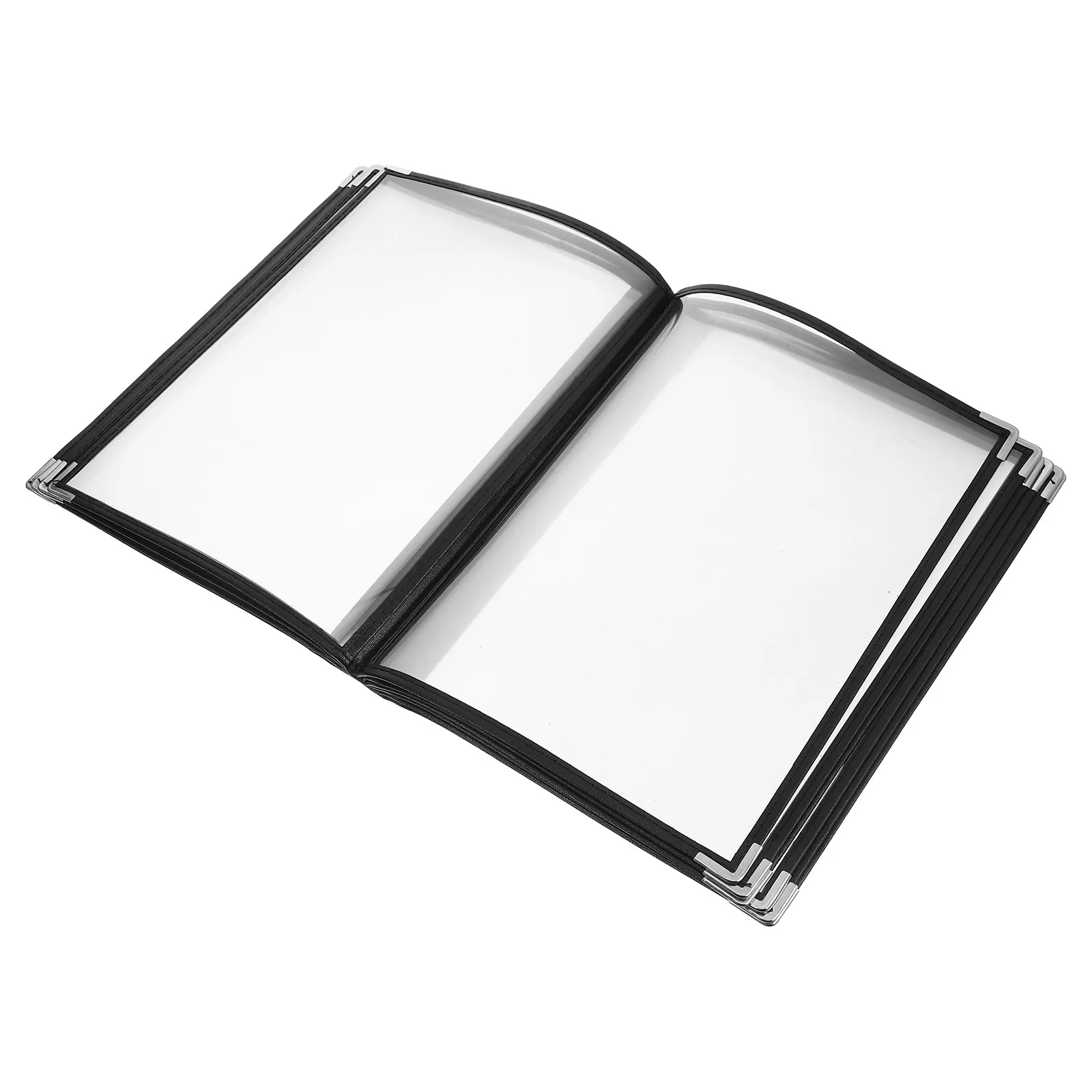Transparent Recipe Book 10 Pages 20 Sides Durable PVC Menu Folder for Restaurant Bar Cafe Price List Organizer
Transparent Recipe Book 10 Pages 20 Sides Durable PVC Menu Folder for Restaurant Bar Cafe Price List Organizer