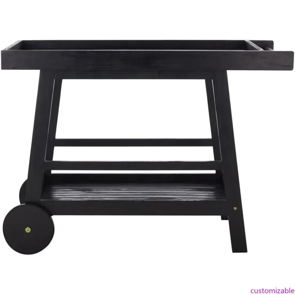 Популярная черная уличная тележка для бара с решетчатыми полками Renzo от коллекции SAFAVIEH
Популярная черная уличная тележка для бара с решетчатыми полками Renzo от коллекции SAFAVIEH