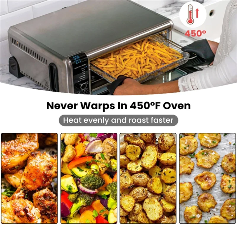 【Superdeals】Replacement Tray For Ninja COSORI CO130/ CS130 Air Fryer Toaster Oven Mesh Basket Stainless Steel Air Fryer Accessor
【Superdeals】Replacement Tray For Ninja COSORI CO130/ CS130 Air Fryer Toaster Oven Mesh Basket Stainless Steel Air Fryer Accessor