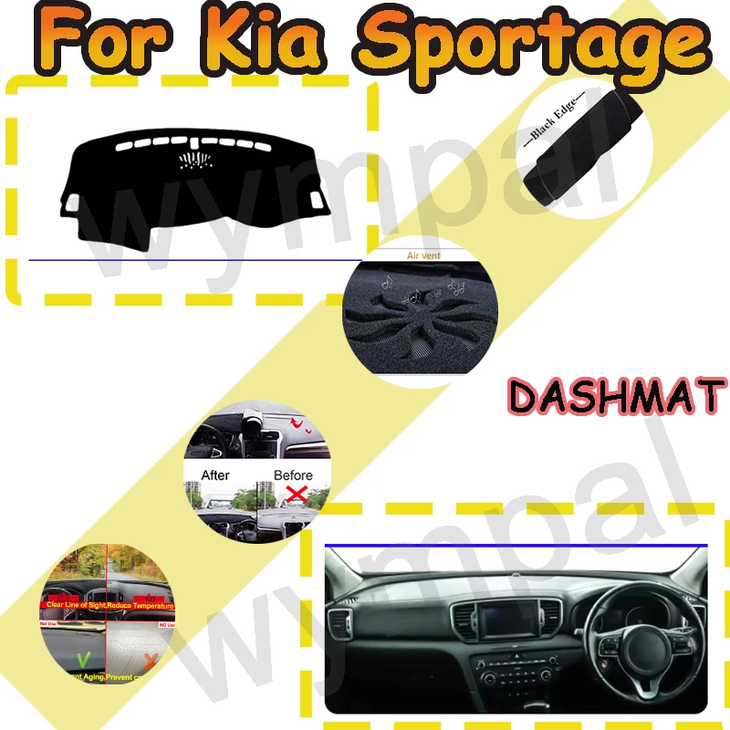 Dash Mat Auto Car Dashboard Cover Dash Mat Carpet Cape for Kia Sportage 2016 2017 2018 2019 2020 2021 Protector Rug
Dash Mat Auto Car Dashboard Cover Dash Mat Carpet Cape for Kia Sportage 2016 2017 2018 2019 2020 2021 Protector Rug