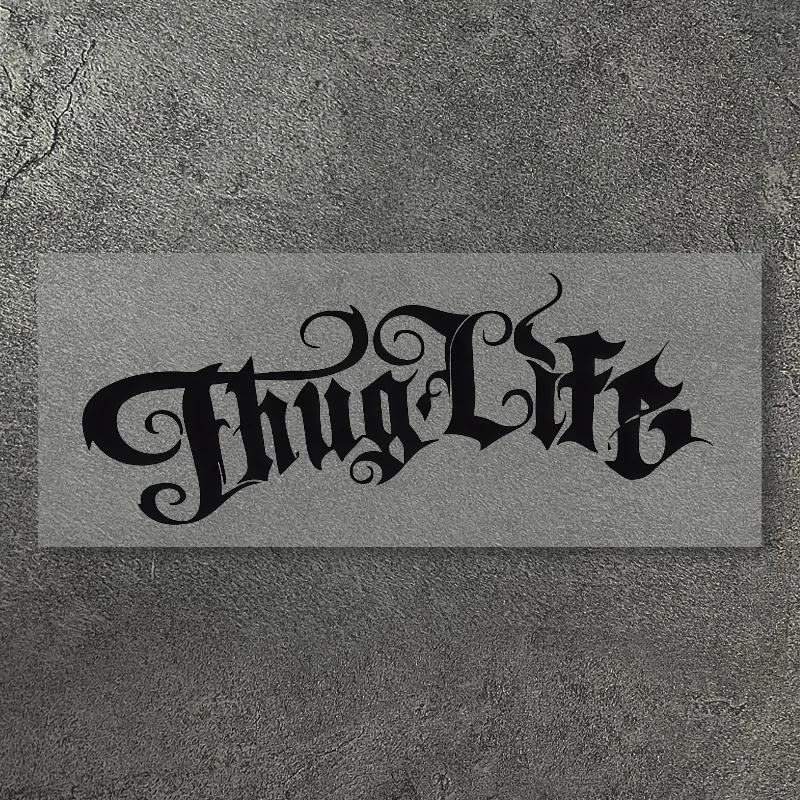 1pc Thug Life Gothic Rainbow Vinyl Sticker, Waterproof Decal for Car, Motorcycle, Helmet, Laptop & Bike
1pc Thug Life Gothic Rainbow Vinyl Sticker, Waterproof Decal for Car, Motorcycle, Helmet, Laptop & Bike