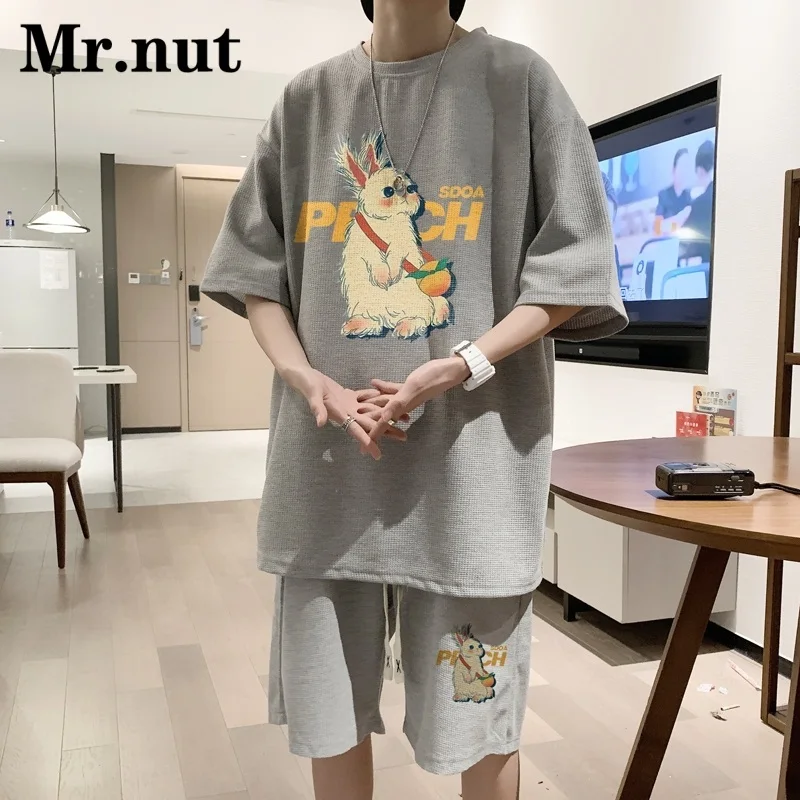 Mr.nut Rabbit Pattern T Shirt Two Piece Set Men Casual Loose Streetwear Fashion Personalized Women Clothes Youth Couple Clothing
Mr.nut Rabbit Pattern T Shirt Two Piece Set Men Casual Loose Streetwear Fashion Personalized Women Clothes Youth Couple Clothing