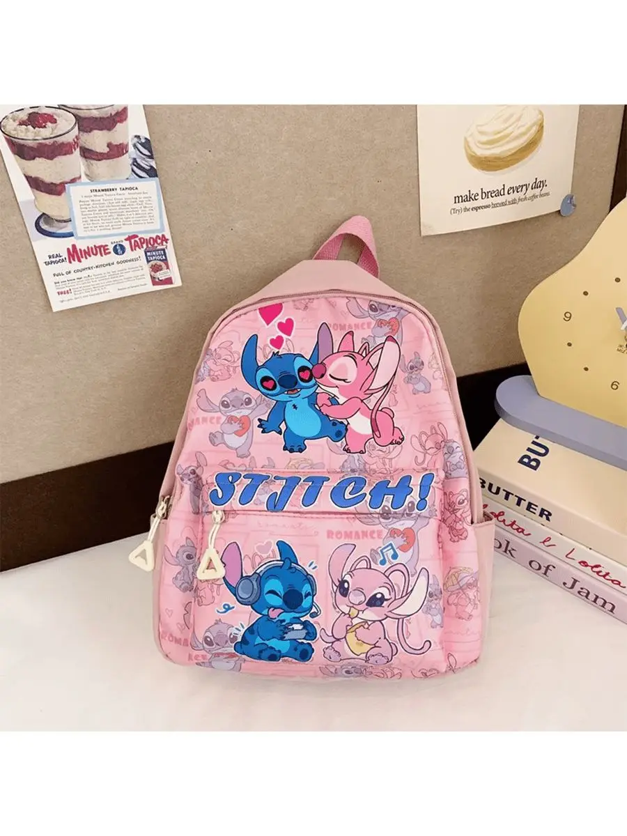 Stitch & Lilo Backpacks - Colorful Nylon Double Shoulder Bags with Zipper Closure, Commuter Bag l Playful Design
Stitch & Lilo Backpacks - Colorful Nylon Double Shoulder Bags with Zipper Closure, Commuter Bag l Playful Design