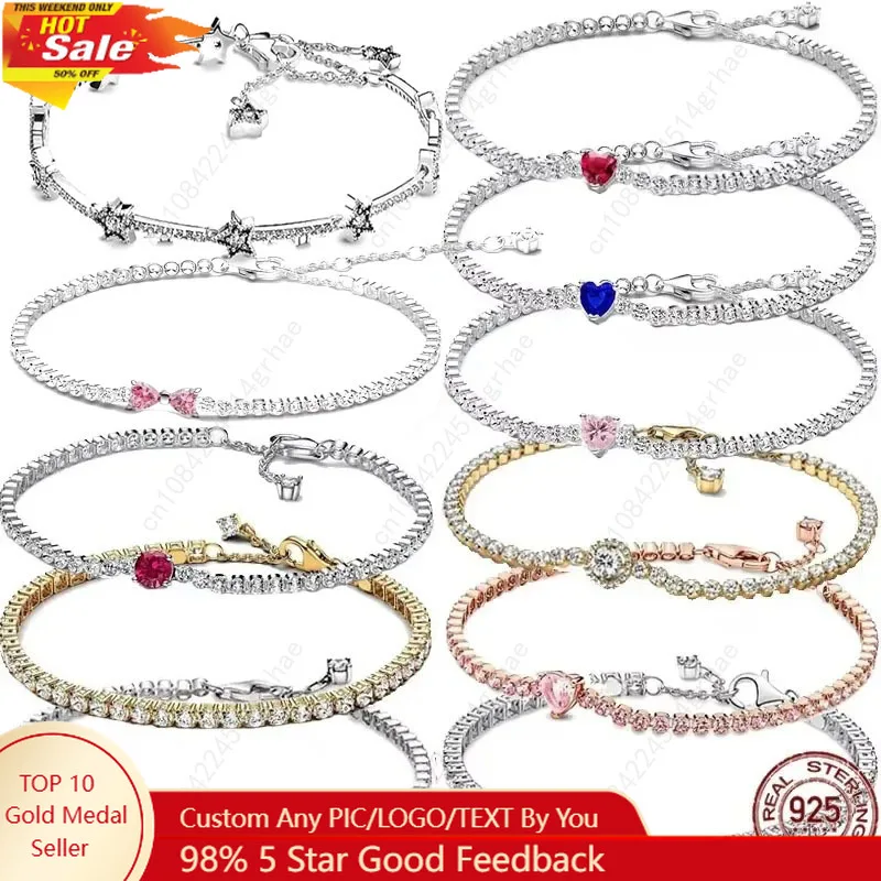 New 925 sterling silver tennis crystal bracelet sparkling luxury women's jewelry zircon water bracelet wedding surprise gift
New 925 sterling silver tennis crystal bracelet sparkling luxury women's jewelry zircon water bracelet wedding surprise gift