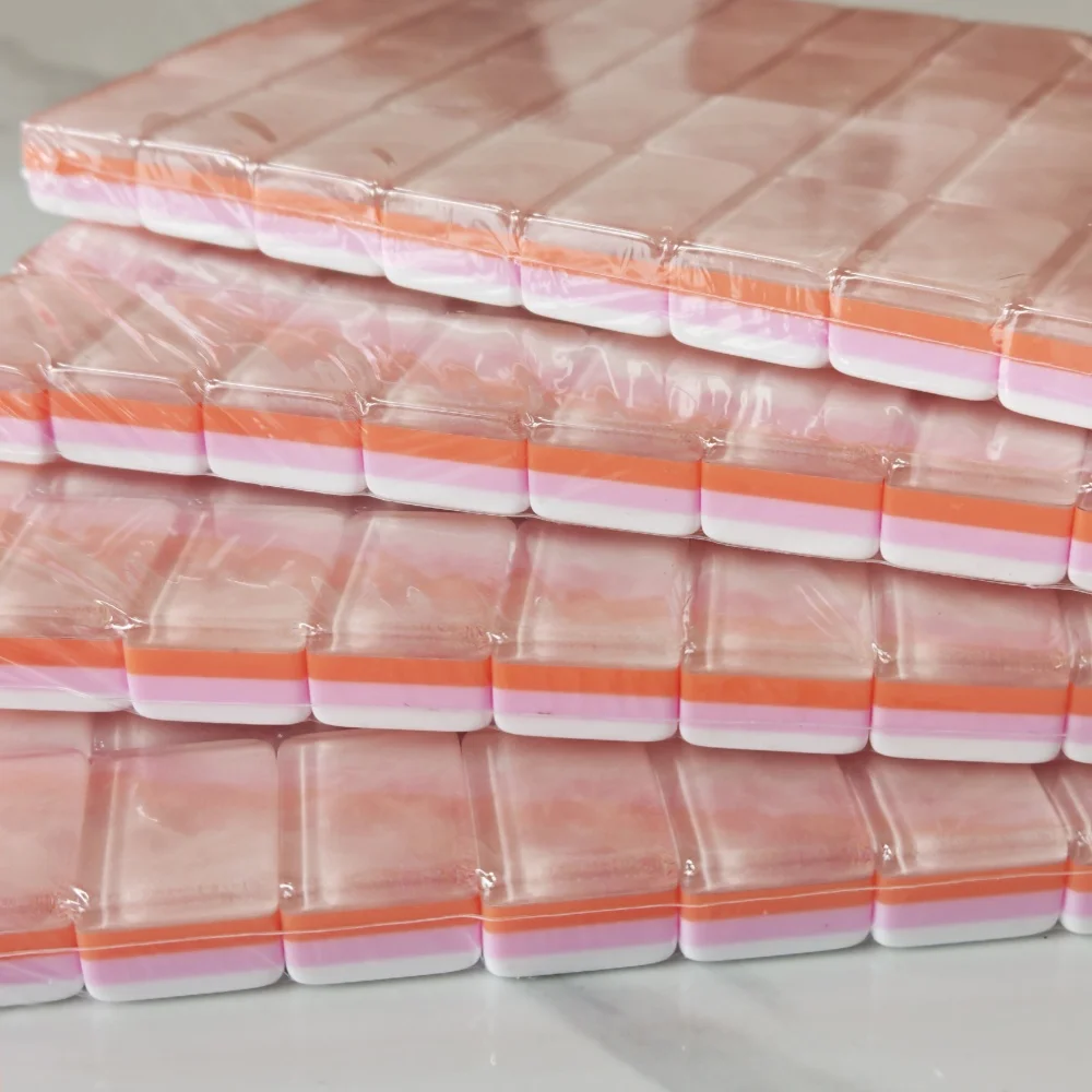 OMHJGO Pearl Pink Luxury American Mahjong Set Four Layer Acrylic Portable Mah Jongg for Home Party Entertainment Surprise Gifts
OMHJGO Pearl Pink Luxury American Mahjong Set Four Layer Acrylic Portable Mah Jongg for Home Party Entertainment Surprise Gifts