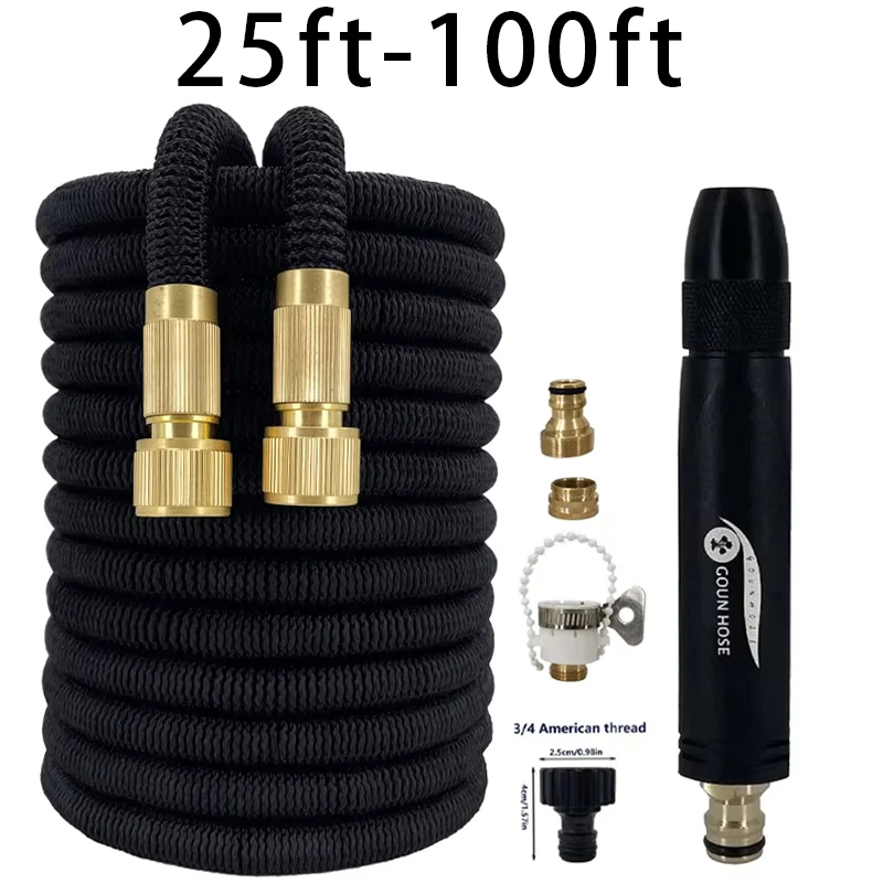 Expandable Garden Hose, Direct Spray Metal Adjustable Water Gun, Durable TPE Inner Tube, Gardening Watering And Car Washing Tool
Expandable Garden Hose, Direct Spray Metal Adjustable Water Gun, Durable TPE Inner Tube, Gardening Watering And Car Washing Tool