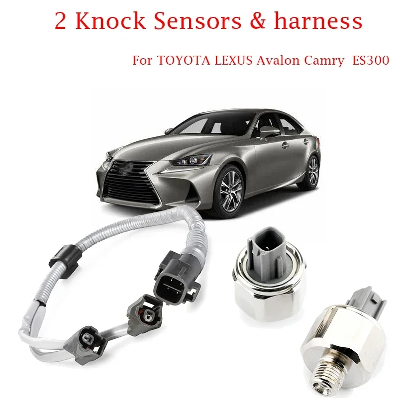2 Knock Sensors Harness Replacement for Toyota Avalon 2000-2004 Replacement for Lexus ES300 2000-2003 89615-12090 89615-12090
2 Knock Sensors Harness Replacement for Toyota Avalon 2000-2004 Replacement for Lexus ES300 2000-2003 89615-12090 89615-12090