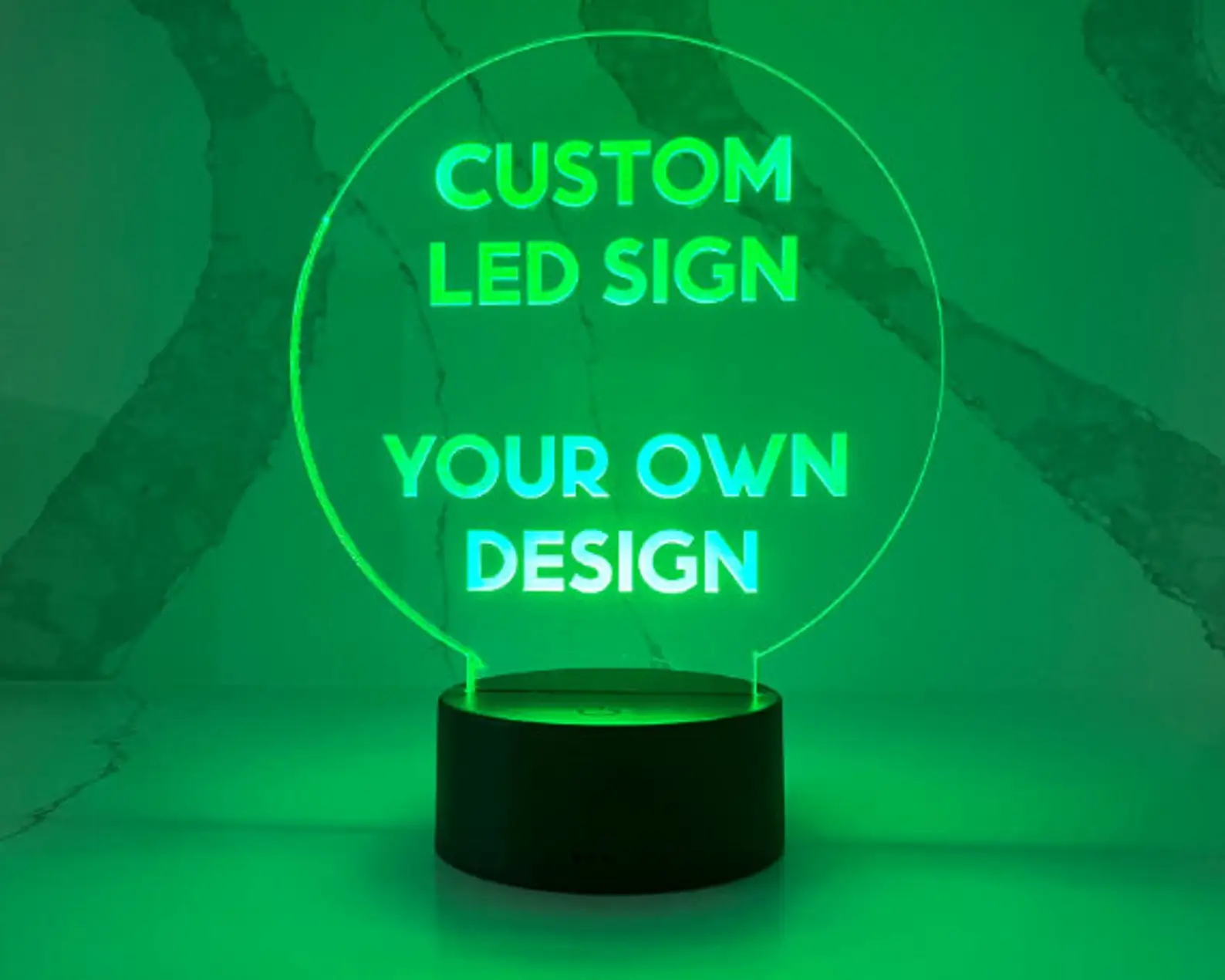 Laser Engraved LED Sign Light Up Display Rack Neon Sign Custom Night Light Desk Lamp Custom LED Sign
Laser Engraved LED Sign Light Up Display Rack Neon Sign Custom Night Light Desk Lamp Custom LED Sign