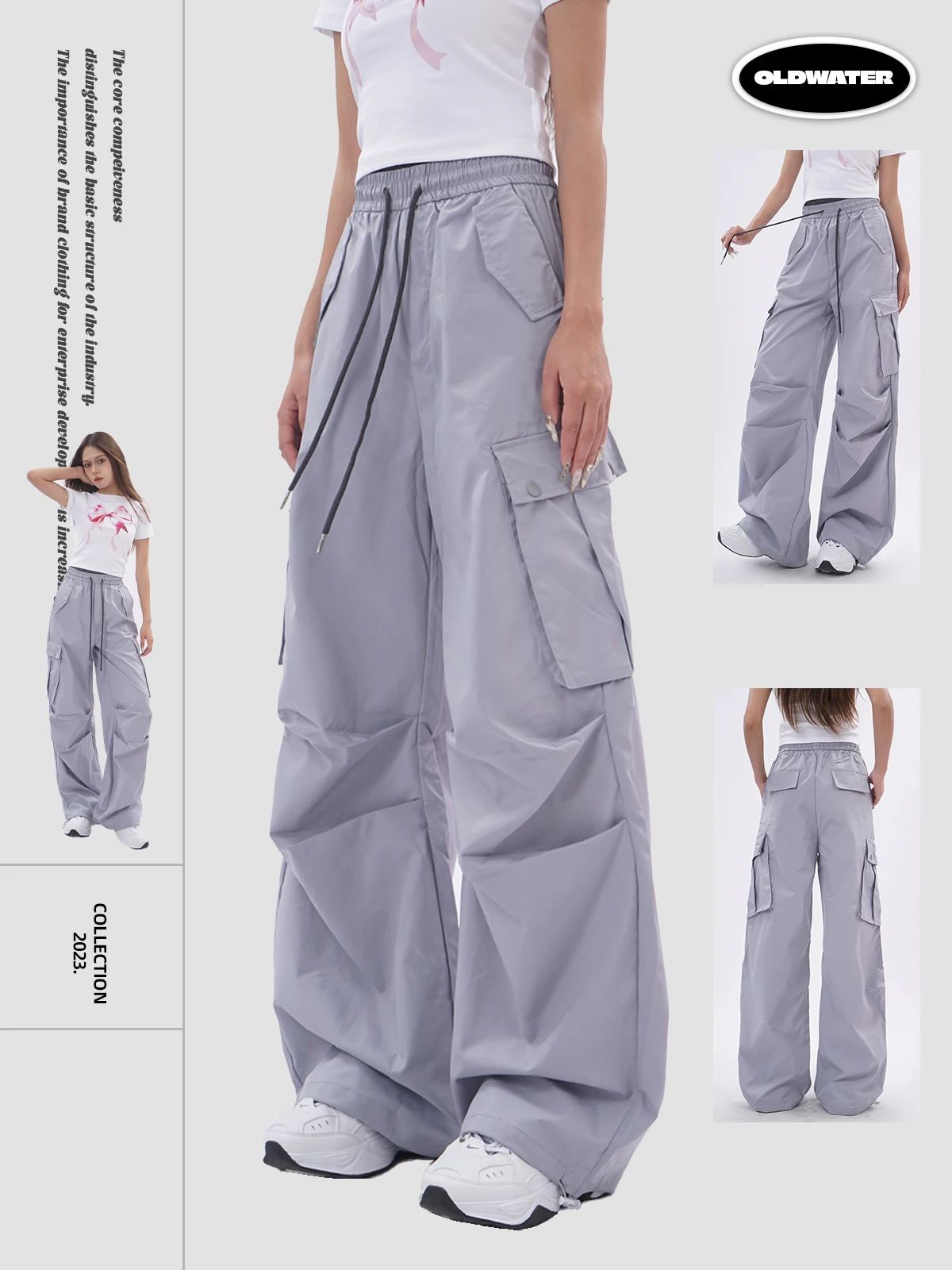 Street Sle High Waist Patchwork Straight Leg Workwear Pants Women Summer Loose Slimming Drapey Jazz Sport Casual Trousers
Street Sle High Waist Patchwork Straight Leg Workwear Pants Women Summer Loose Slimming Drapey Jazz Sport Casual Trousers